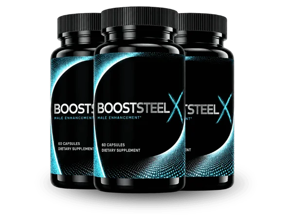 BoostSteelX men's vitality support capsules three bottle pack
